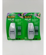 Scotch Grey Pop-Up Tape Handband Dispenser With 1 Tape Pad - Lot of 2 - $44.99