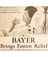 1958 Bayer Nasal Spray Colds Asian Flu Advertisement Pain Relief Medical... - €21,30 EUR
