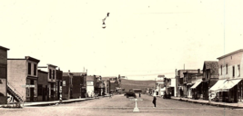 Lake Andes SD South Dakota Postcard Early RPPC Main Street View - £19.70 GBP