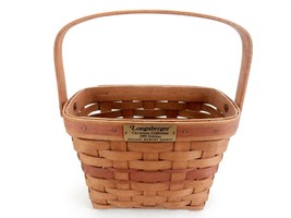 Longaberger Holiday Memory Basket, 9x5, Christmas Collection 1989 Editio... - $24.45