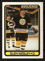 Boston Bruins Glen Wesley 1990 O-Pee-Chee OPC Hockey Card #379 nr mt - £0.39 GBP