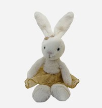 Jellycat Glistening Belle Rabbit Bunny Ballerina Stars Tutu Stuffed Animal Bow - $17.81