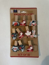 Magnetic Clips Set Of 10 Hockey Maple Leaf Canada Canadian NHL Rare - $13.30