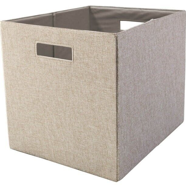Better Homes &amp; Garden™ ~ TAN ~ 12.75&quot; ~ Fabric Storage Cube/Bin - $32.73