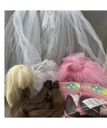 Cosplay Costume Lot Wigs Veils Tutus INH Ponytail Extensions Bridal Dres... - $1,031.91 MXN