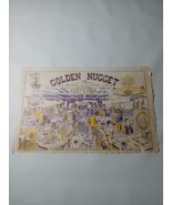 1950&#39;s Golden Nugget Gambling Hall Casino Dinner Placemat 5A - £21.23 GBP