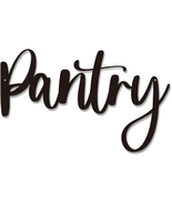 Pantry Word Sign Metal Wall Decor - 12&quot;X7.4&quot; Pantry Decor for Home Kitch... - $13.08