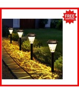 Elegant Warm White Solar Lights - 8-Pack Outdoor Waterproof Pathway Illu... - $676.90 MXN