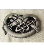 Vintage 1992 The Bulldog Buckle Co Celtic Beast Pewter Buckle - €20,69 EUR