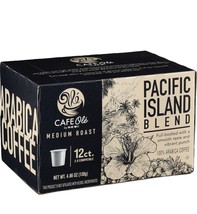HEB CAFE OLE PACIFIC island blend. 12 count box. lot of 4. medium roast - £79.09 GBP