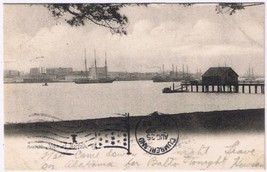 Virginia Postcard Norfolk View Of Port Sailing Ships 1906 - $8.90