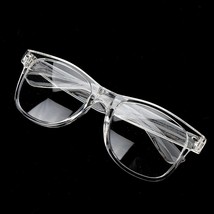 White Crystal Clear Translucent Square Celebrity Diva Frames Eye Glasses... - £9.15 GBP