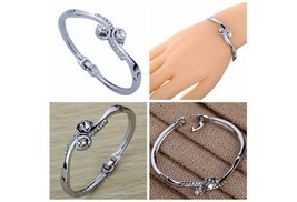 Yazilind Jewelry Noble Silver Plated Crown Shape Carve Rhinestone Charmi... - $9.99