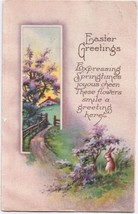Postcard Easter Greetings Expressing Springtimes Joyous Cheers - £3.11 GBP