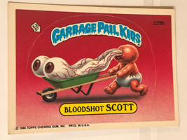 Bloodshot Scott Vintage Garbage Pail Kids  Trading Card 1986 - $2.96