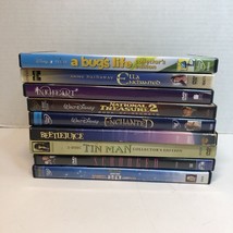 9 Assorted Family Movies DVD Lot Disney Pixar Ella Enchanted Inkheart Tin Man - £19.77 GBP