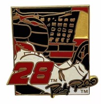 Ricky Rudd #28 Texaco Racing Race Car Driver NASCAR Enamel Lapel Hat Pin - £12.23 GBP