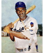 Jackie Robinson LA Dodgers Los Angeles MLB Baseball Art Print 1WC2 8x10s... - $34.57 CAD+