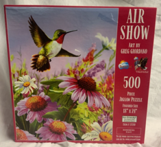 SunsOut Air Show Hummingbird 500 Pc Puzzle 100% Complete - $6.20
