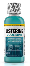 Listerine Cool Mint Antiseptic Mouthwash for Bad Breath, Cool Mint, 3.2 oz  - £2.88 GBP