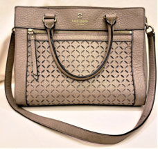 Kate Spade New York Perri Lane Romy Shoulder/Hand Bag Beige Pebbled Leather - £55.86 GBP