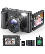4K Digital Camera For Photography And Video, Autofocus Anti-Shake 48Mp V... - $142.63 CAD