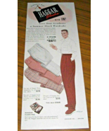 1950 Print Ad Haggar Mens Slacks Dallas,Texas - $13.46