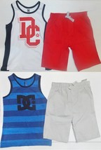 DC Shoes Boys 2pc Shorts and Sleeveless 2 Choices Shirts Sizes 3T 4T NWT  - £21.10 GBP