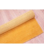 170X240 (5x8 ft) Handmade Mustard Yellow Wool Rug , Wool, Modern Scandin... - £347.71 GBP