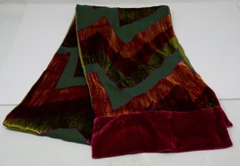 Multicolor Wool Rayon Silk Scarf - £32.06 GBP
