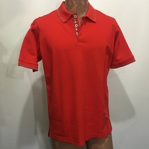 Robert Graham S Red Cotton Polo Shirt Short-Sleeve - £27.02 GBP