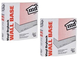 M-D 4&quot; x 120&#39; Bulk Vinyl Wall Base Non-Adhesive Dry Back - Silver Gray (... - €126,93 EUR