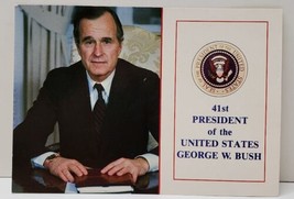 President the United States, 41st, George W. Bush Postcard B7 - £5.48 GBP