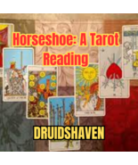 Tarot Psychic Reading: Horseshoe Tarot Reading for Decision-Making Cross... - $40.70 CAD