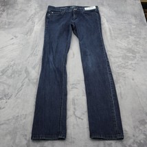 Ann Taylor LOFT Jeans Womens 8 Blue Denim Casual Dark Wash Modern Skinny - $25.72