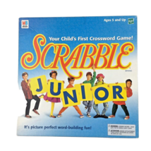 Milton Bradley Scrabble Junior Complete Children Ages 5+ Picture Crosswords - £10.38 GBP