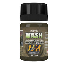 AK Interactive Enamel Wash Modelling Kit 35mL - Dark Yellow - £14.79 GBP