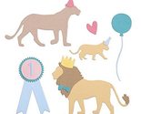 Sizzix Party Cats Dies, Multicolor - £5.50 GBP