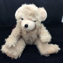 Creative Marketing Concepts Bear Tan Weighted Jointed Plush Animal 14" Vintage - $15.79