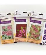 Gemini 3D Roses, Lilies Flower Embossing Folder Crafters Companion Free Shipping - $37.77