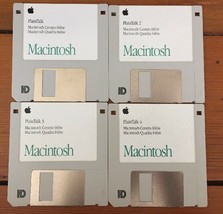 Vintage 1993 Macintosh Centris Quadra PlainTalk Mac Software Install Flo... - $59.99