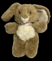 Vintage 1984 Graphics International Bunny Rabbit Plush Stuffed Animal Easter 12&quot; - £14.16 GBP