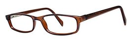 Brave Unisex Eyeglasses - Modern Collection Frames - Brown 52-15-140 - $59.00