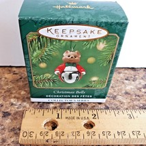 Hallmark Keepsake Miniature Christmas Bells 2001 7th in Series Mouse Ornament  - £6.97 GBP