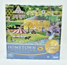 MEGA Hometown Collection "Barbeque at Round Barn" 1000 Piece Jigsaw Puzzle New - £18.45 GBP