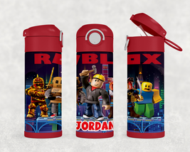 Personalized Roblox 12oz Kids Stainless Steel Water Bottle Tumbler - £17.58 GBP