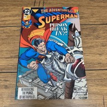 The Adventures of Superman #486 Prison Break In?! DC Comics 1992 3 CV - $11.88