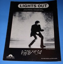 Peter Wolf J. Geils Band Sheet Music Vintage 1984 Light&#39;s Out - $18.99