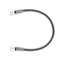 10&quot; - 4 Gauge Black Copper Welding Cables for RV, Car, Motorcycle - $141.43 MXN