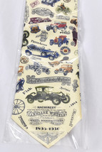 Museum Artifacts Hand Made 100% Silk Necktie Antique Cars New in Packaging - £27.45 GBP
